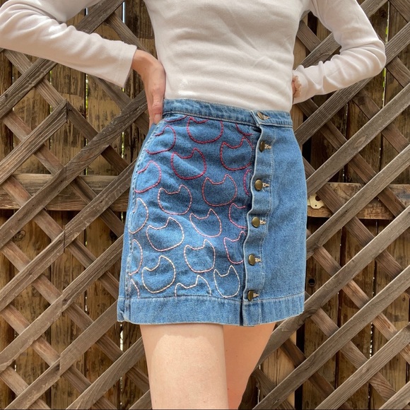 Denim skirt size small - Picture 4 of 10
